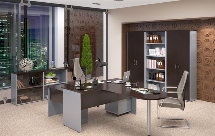 Офисный набор мебели IMAGO четыре рабочих места, стол для переговоров во Владимире - изображение 3